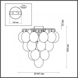 Потолочный светильник Odeon Light Grape  - 2